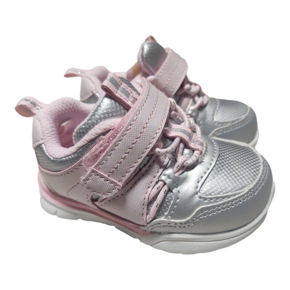 Athletic Works PINK toddler sneakers‎ Size 4 - Picture 1 of 3